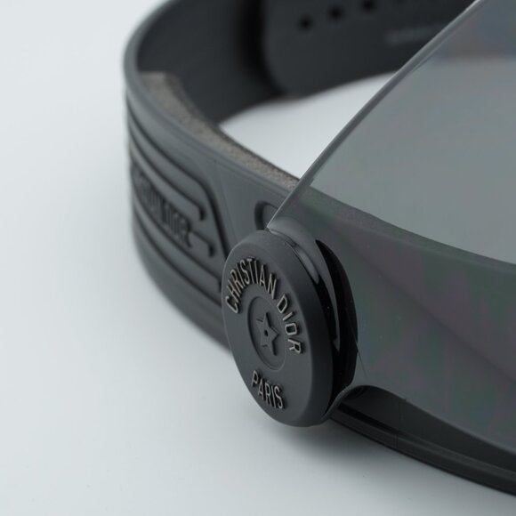 Dior DIORPACIFIC V1U 11A0 Sunglasses Shiny Black Geometric Frame, Grey Lenses main image 8